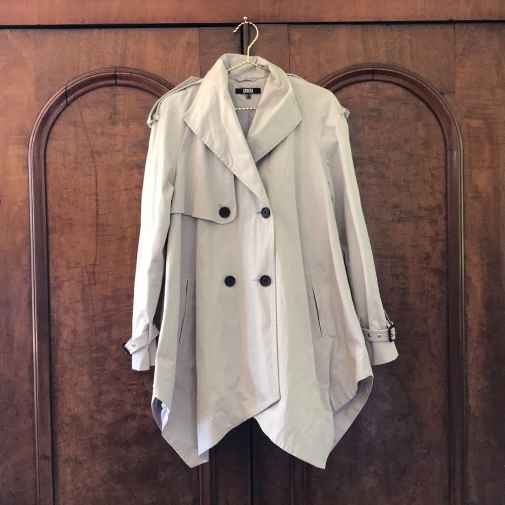 ASOS Asymmetric Trench Coat